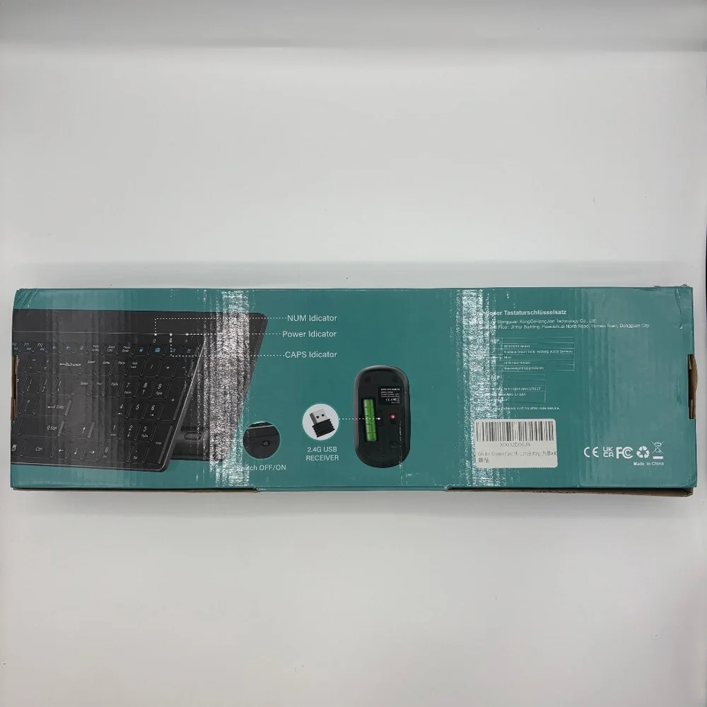 Xsutic KM007 Wireless Keyboard and Mouse Combo
